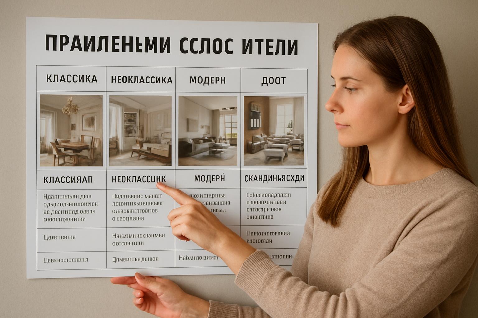 Как выбрать стиль интерьера: от классики до сканди — гид по направлениям. Сравнение направлений в одной таблице